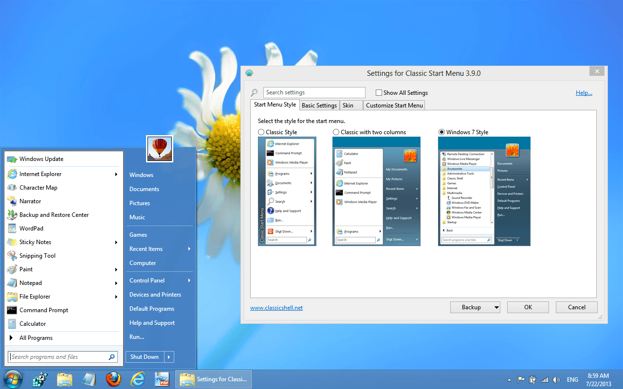 Windows 10 und Classic Shell | Essen Stellt Um
